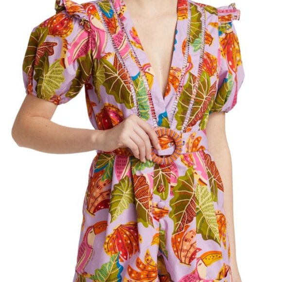 FARM Rio Multicolor Tropical Jumpsuit - Picture 1 of 6